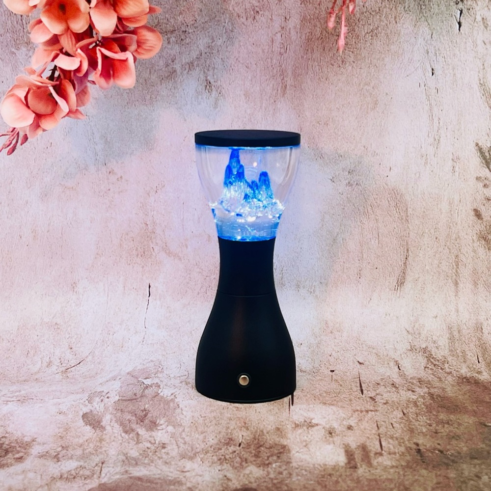 New LED table lamps with mountain line unique/stylish addition to any room decor